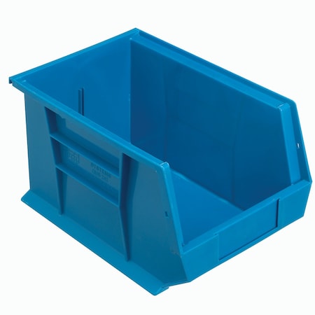Quantum Storage Systems Storage Bin, Plastic, Blue, 8 in H QUS242BL